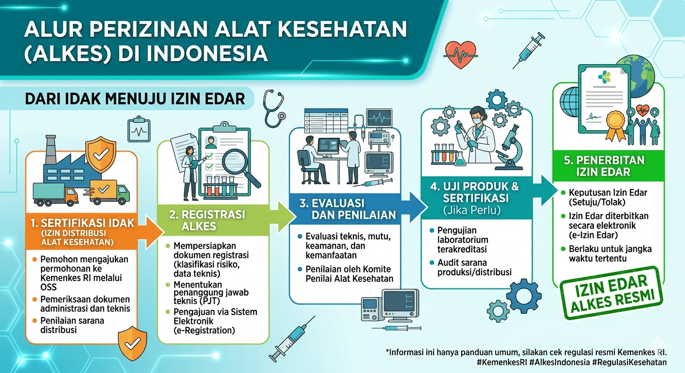 Read more about the article IDAK vs. Izin Edar Alkes: Mana yang Duluan? Jangan Sampai Kebalik!